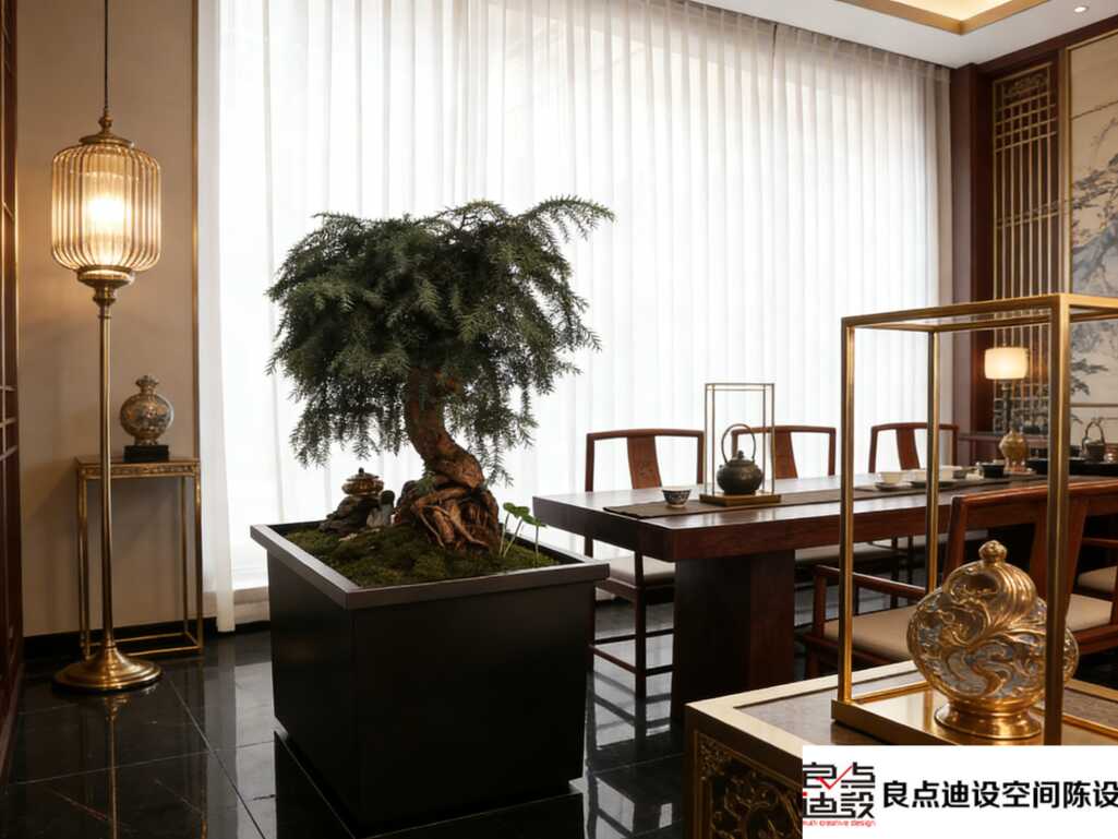 想开中式茶馆的宝子，这份装修软装设计作业直接抄!氛围感绝了!